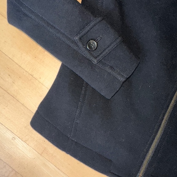 VINCE black asymmetrical Moto Jacket, 0,  DH - Picture 5 of 7